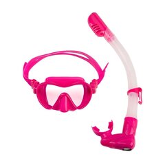 Snorkelēšanas komplekts Scorpena bērniem, rozā krāsa cena un informācija | Niršanas komplekti | 220.lv