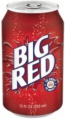 Gāzēts dzēriens Big Red, 355 ml cena un informācija | Atsvaidzinoši dzērieni | 220.lv