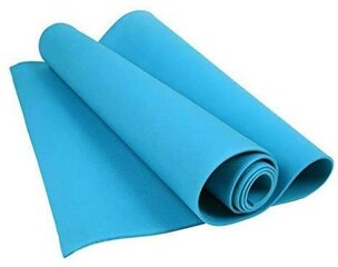 Jogas paklājiņš 173x60x0.4 cm, zils cena un informācija | Vingrošanas paklāji | 220.lv