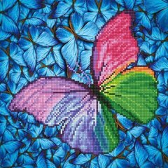 Dimantu mozaīka Flutter by Pink, 30x30 cena un informācija | Dimantu mozaīkas | 220.lv