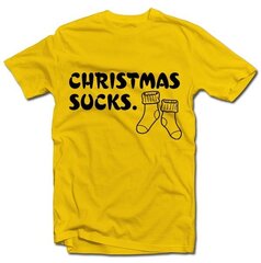 T-krekls &quot;Christmas Sucks&quot; cena un informācija | Asprātīgas dāvanas | 220.lv