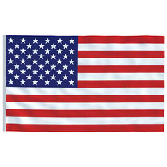 vidaXL Amerikas Savienoto Valstu karogs, 90x150 cm cena un informācija | Karogi un aksesuāri | 220.lv