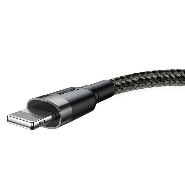 Baseus CALKLF-BG1 Cafule USB lightning kabelis 2,4A / 1m melns cena
