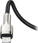 USB-C cable for Lightning Baseus Cafule, PD, 20W, 2m (black) lētāk