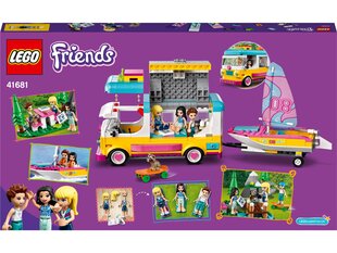 41681 LEGO® Friends Meža tūristu furgons un buru laiva cena un informācija | Konstruktori | 220.lv