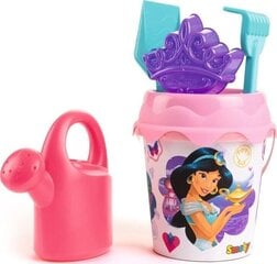Smilšu rotaļlietu komplekts ar spaini un lejkannu Smoby Disney Princess cena un informācija | Ūdens, smilšu un pludmales rotaļlietas | 220.lv