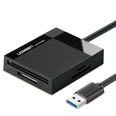 Adapteris Ugreen USB 3.0 SD / micro SD / CF / MS card reader (CR125 30333) cena un informācija | Adapteri un USB centrmezgli | 220.lv