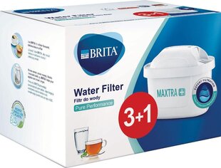 Brita Maxtra+ Pure Performance 4x manual water filter White cena un informācija | Ūdens filtri | 220.lv