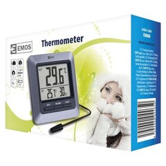 Digitālais termometrs ar vadu E8860 cena un informācija | Meteostacijas, termometri | 220.lv