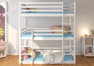 Bērnu gulta ADRK Furniture Tedro 180x80, tumši pelēka cena un informācija | Bērnu gultas | 220.lv
