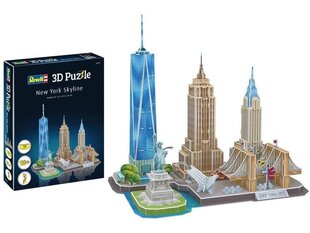 Revell - 3D Puzzle New York Skyline, 00142 cena un informācija | Puzles, 3D puzles | 220.lv