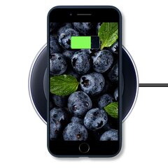Moozy Lifestyle telefona vāciņš saderīgs ar iPhone SE 2020, iPhone 8 un iPhone 7 – augstvērtīga silikona apvalks ar matētu virsmu un mīkstu mikrošķiedras oderi, Pusnakts zils cena un informācija | Telefonu vāciņi, maciņi | 220.lv