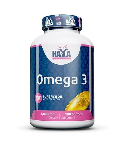 Uztura bagātinātājs Haya Labs Omega 3, 100 kapsulas cena un informācija | Vitamīni, preparāti, uztura bagātinātāji imunitātei | 220.lv