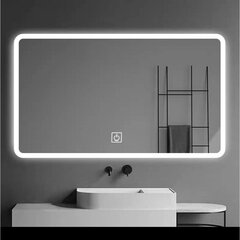 Spogulis F939 ar LED apgaismojumu cena un informācija | Vannas istabas spoguļi | 220.lv