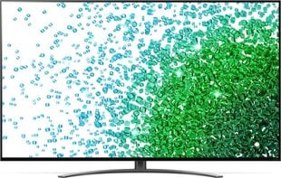 LG 50NANO813PA 50 (127 cm), Smart TV, WebOS, 4K UHD Nanocell, 3840 x 2160, Wi-Fi, DVB-T cena un informācija | Televizori | 220.lv