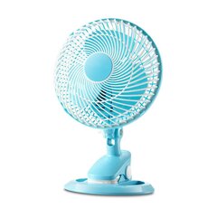 Volteno galda ventilators ar klipsi, 20W, zils cena un informācija | Ventilatori | 220.lv