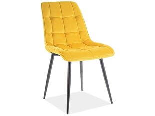 Комплект из 4 стульев Signal Meble Chic, желтый цена и информация | Стулья для кухни и столовой | 220.lv