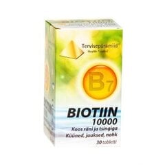 Uztura bagātinātājs Biotīns 10000 30 tabletes cena un informācija | Vitamīni, preparāti, uztura bagātinātāji skaistumam | 220.lv