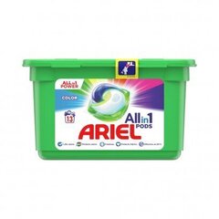 Ariel All-in-1 Color mazgāšanas kapsulas, 13 gab cena un informācija | Mazgāšanas līdzekļi | 220.lv