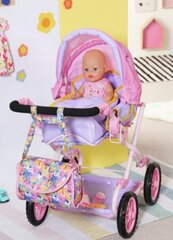 Baby Born Pink Loll ratiņi ar piederumu somu cena un informācija | Rotaļlietas meitenēm | 220.lv