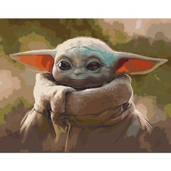 Gleznošanas komplekts pēc numuriem Master Yoda 40x50 cena un informācija | Gleznas pēc numuriem | 220.lv