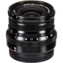 Fujifilm XF 16mm f/2.8 R WR lens, black cena un informācija | Objektīvi | 220.lv