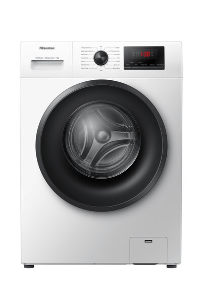 Hisense WFPV7012EM no priekšpuses ielādējama veļas mašīna, 7 kg 1200 apgr./min cena un informācija | Veļas mašīnas | 220.lv