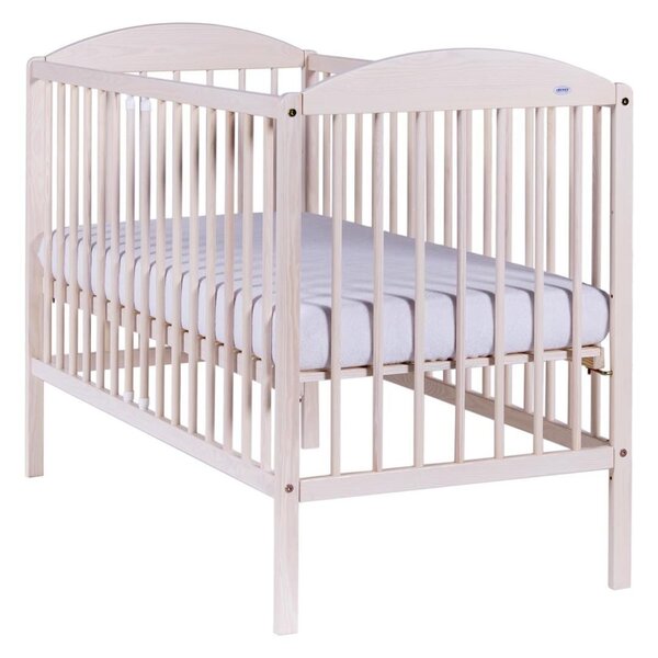 Drewex zīdaiņu gultiņa Kuba II, standard, krāsa: caurspīdīga balta cena un informācija | Bērnu gultas | 220.lv
