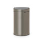 Atkritumu tvertne Touch Bin 40L Platinum internetā