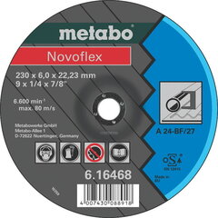 Metāla slīpripa 125x6 mm A24 Novoflex, Metabo cena un informācija | Slīpmašīnas | 220.lv
