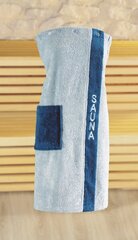 Gözze dvielis-svārki Sauna sievietēm, 80 x 136 cm, zilā krāsā cena un informācija | Pirts lietas | 220.lv