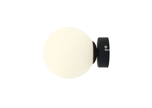 Sienas lampa Ball, melna, 40 W internetā