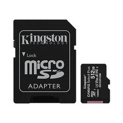 Kingston Canvas Select Plus 512 GB, Micr cena un informācija | Atmiņas kartes mobilajiem telefoniem | 220.lv