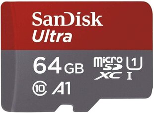 MEMORY MICRO SDXC 64GB UHS-I/SDSQUA4-064G-GN6IA SANDISK cena un informācija | Atmiņas kartes mobilajiem telefoniem | 220.lv