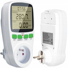 Vatmetrs - enerģijas patēriņa mērītājs cena un informācija | Taimeri, termostati | 220.lv