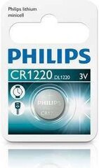 Philips CR1220/00B Lithium baterija cena un informācija | Baterijas | 220.lv