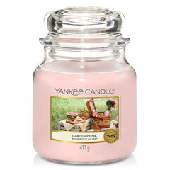 Yankee Candle Garden Picnic aromātiska svece 411 g cena un informācija | Sveces un svečturi | 220.lv