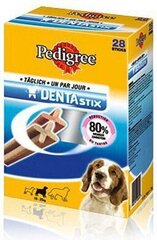 Pedigree košļājamie gardumi vidēju šķirņu suņiem Dentastix, 4x180 g cena un informācija | Gardumi suņiem | 220.lv