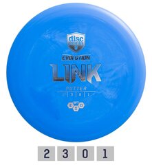 Disks Putter SOFT EXO LINK 2/3/0/1 cena un informācija | Disku golfs | 220.lv
