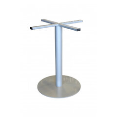 Ножка стола - подошва Ø500мм, H=720мм, окрашенная, серая цена и информация | Ножки для мебели | 220.lv