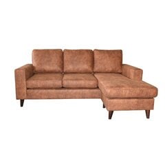 Угловой диван Мango, коричневый цена и информация | Угловые диваны | 220.lv