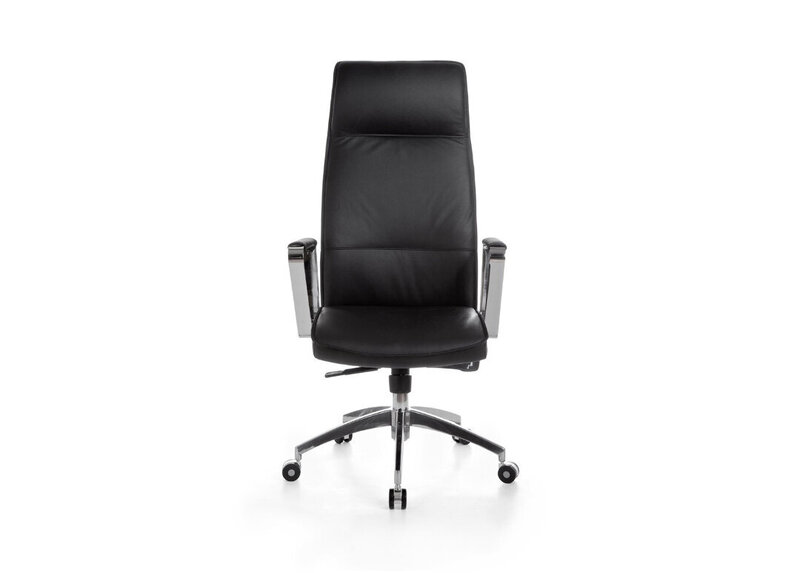 Biroja krēsls Verona, melnā krāsā cena un informācija | Biroja krēsli | 220.lv