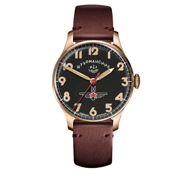 Unisex rokas pulkstenisSturmanskie Gagarin Vintage Retro 2609/3759471 (33mm) 891108317 cena un informācija | Vīriešu pulksteņi | 220.lv