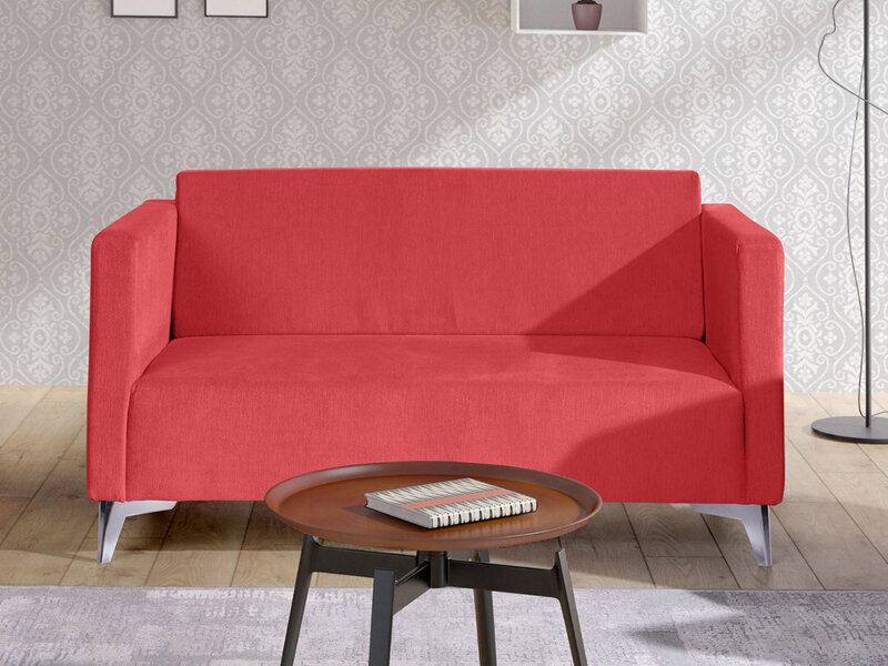 Dīvāns SZAFIR 2, spilgti rozā cena un informācija | Dīvāni | 220.lv