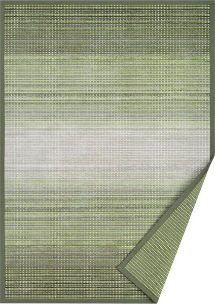 Divpusējais šenila paklājs Narma smartWeave MOKA, zaļā krāsā - dažādi izmēri cena