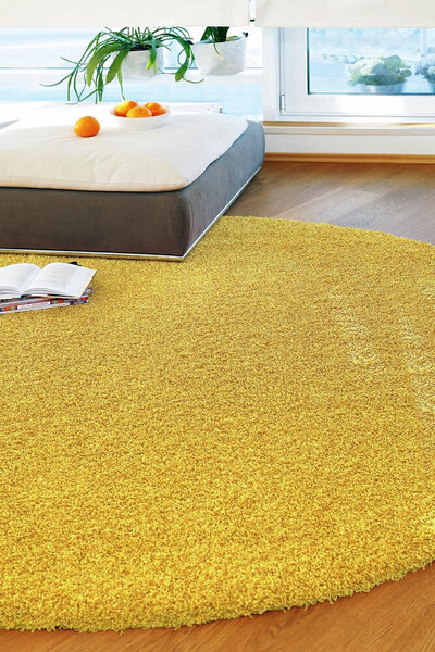 Narma bārkšu paklājs SPICE, dzeltenā krāsā - dažādi izmēri, Narma narmasvaip Spice, kollane, 120 x 160 cm