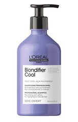 Dzeltenu nokrāsu neitralizējošs šampūns L'Oreal Professionnel Serie Expert Blondifier Cool 500 ml cena un informācija | Šampūni | 220.lv