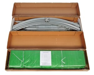 Arkveidīga siltumnīca 6x3 (18m2) ar PVC plēvi PE 140g/m2 ar UV filtru cena un informācija | Siltumnīcas | 220.lv