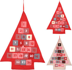 Adventes kalendārs Ziemassvētku eglīte cena un informācija | Ziemassvētku dekorācijas | 220.lv