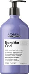 Dzeltenu nokrāsu neitralizējošs šampūns L’Oreal Professionnel Serie Expert Blondifier Cool 750 ml cena un informācija | Šampūni | 220.lv